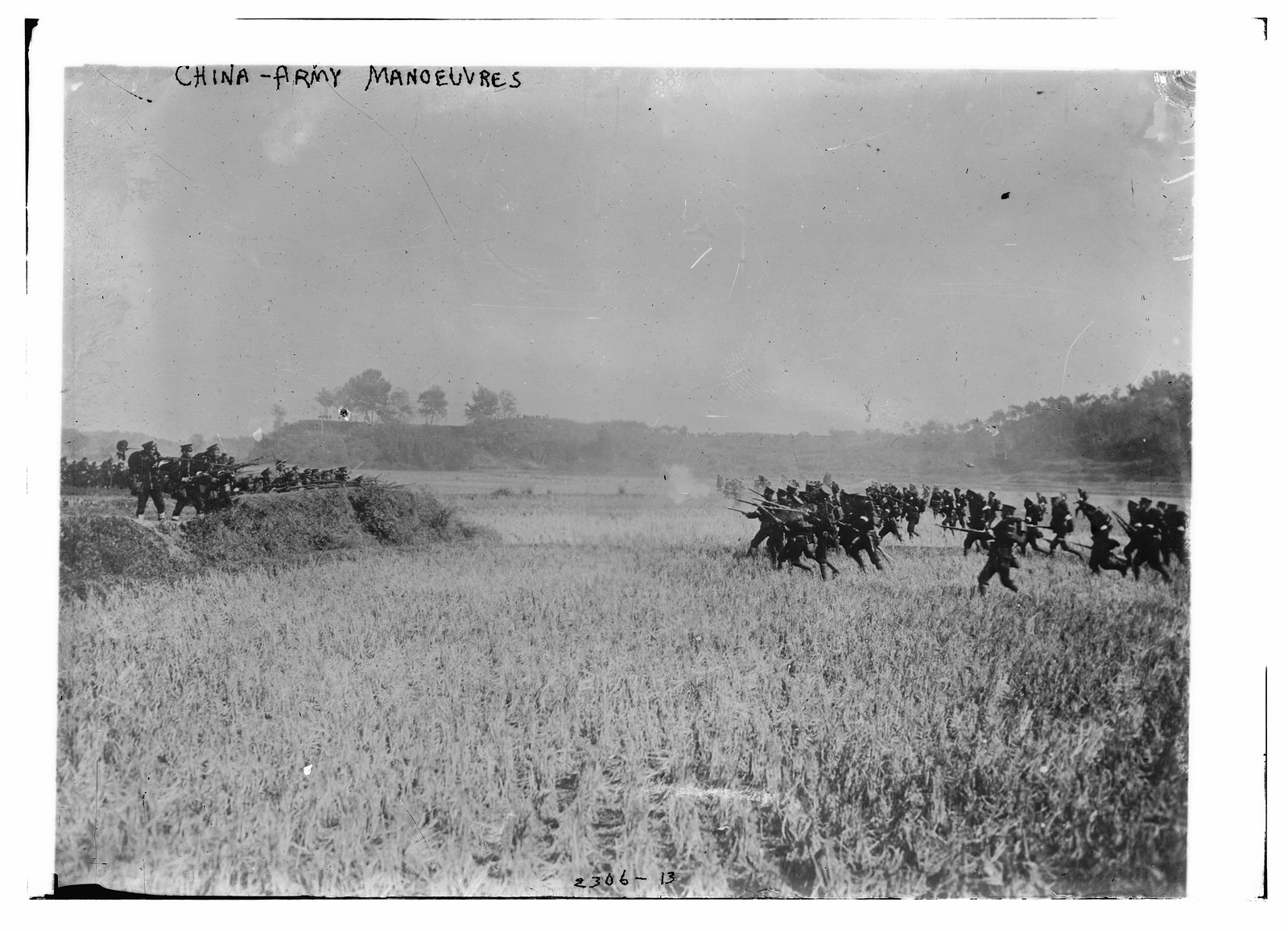Chinese Army manoeuvres, n/a — historic photograph